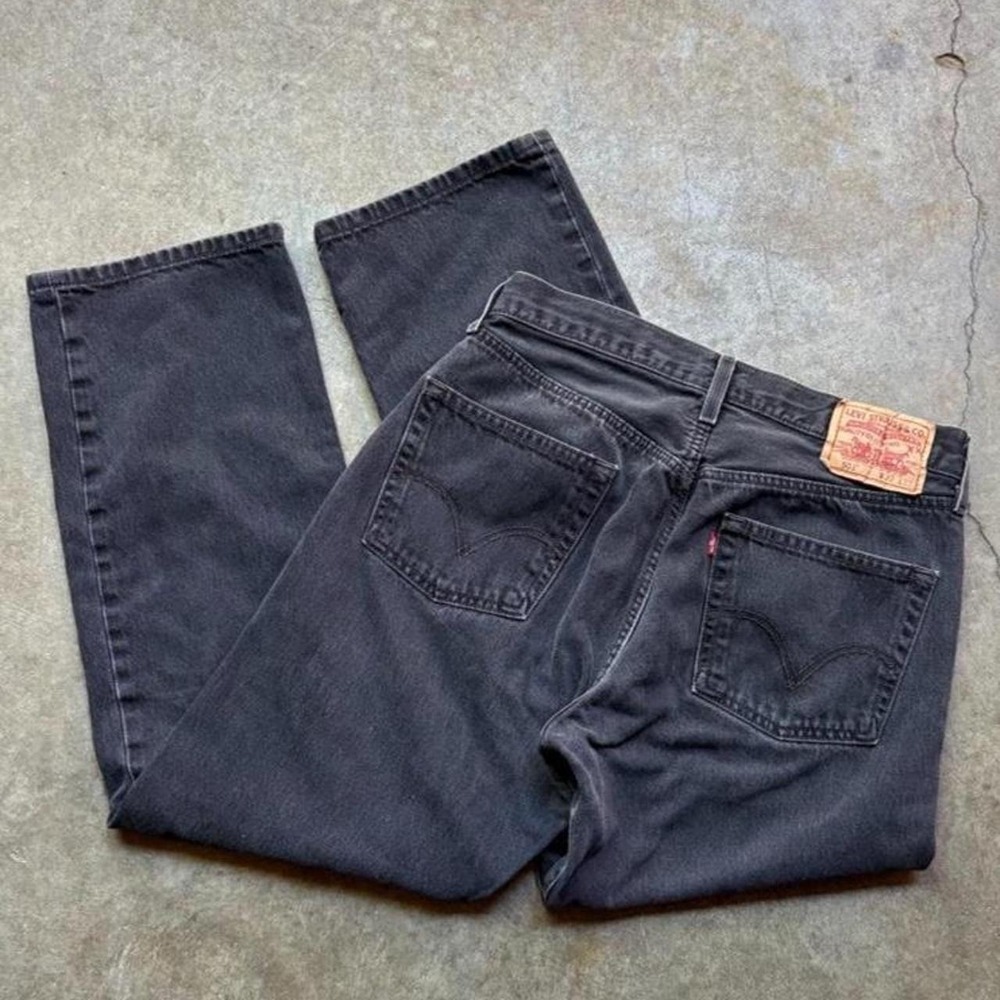 Vintage Levi's 501 black denim jeans Size 33x32